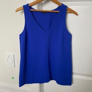 Club Monaco royal blue sleeveless blouse size small